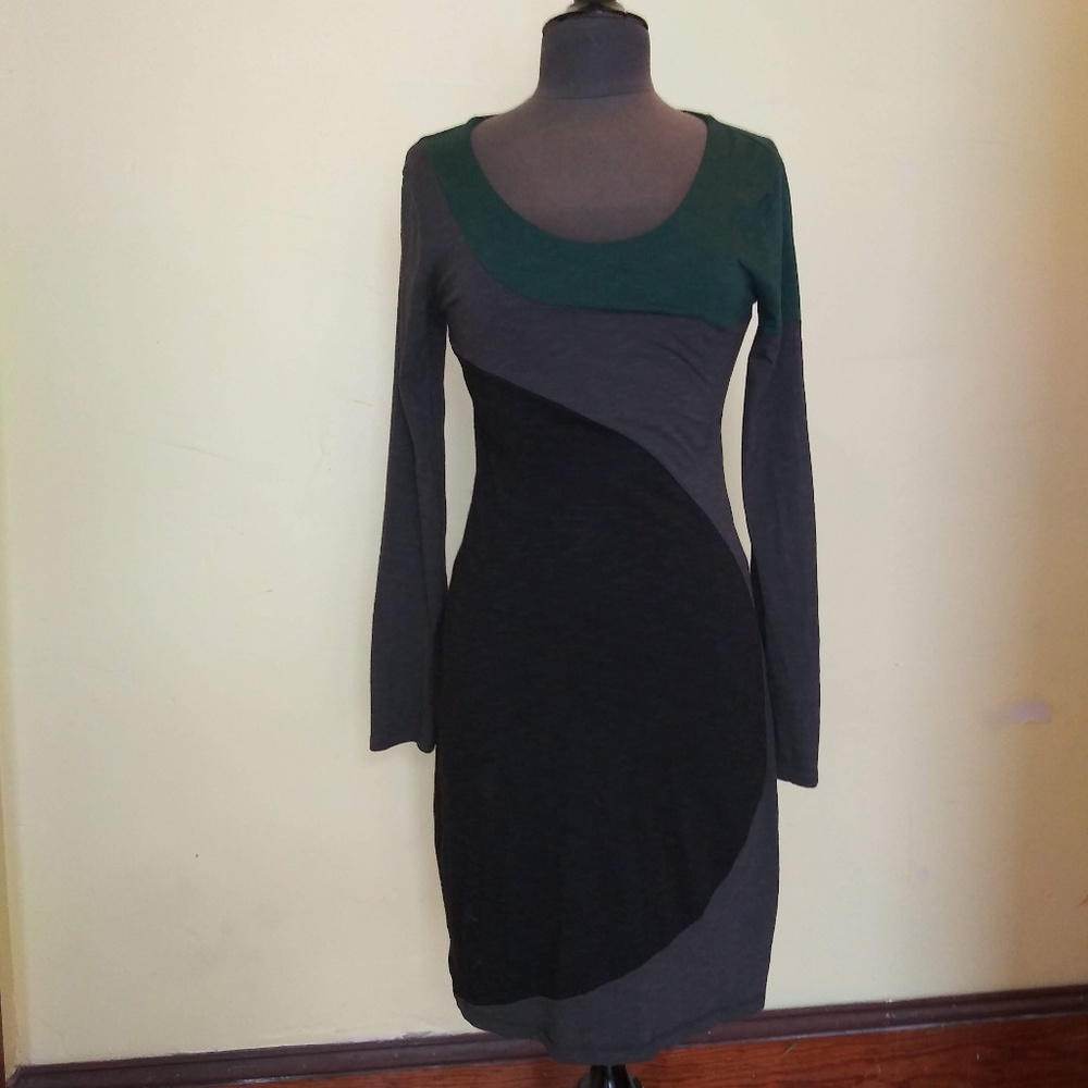 Graphic Color Block Dress